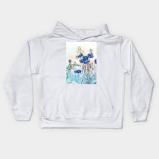 Cornflower Flower Fairies - Harold Gaze Kids Hoodie